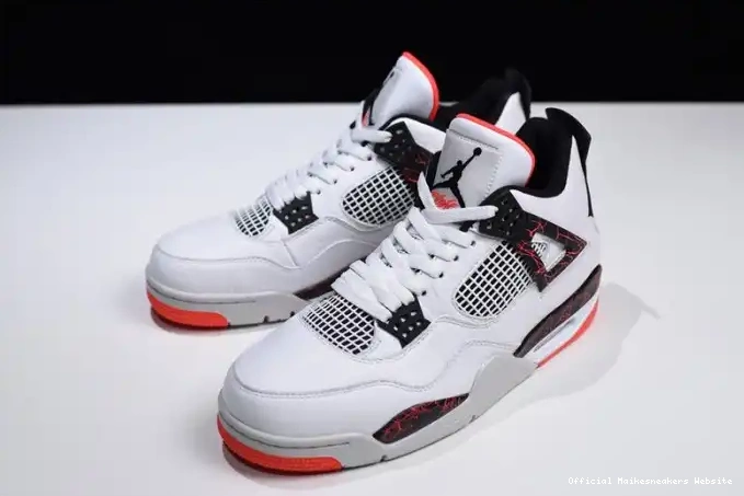 Official Maikesneakers Hot 308497-116 Lava Jordan 4 Air Retro 0614